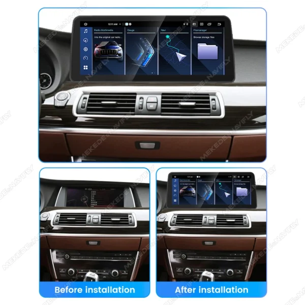 Магнитола MEKEDE MN-X для BMW F07 — изображение 4