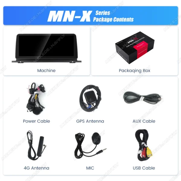 Магнитола MEKEDE MN-X для BMW F07 — изображение 6