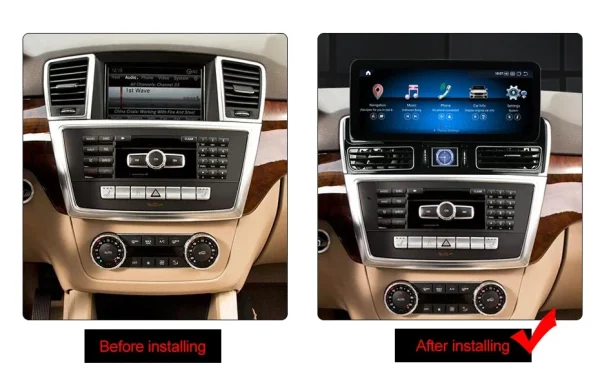 Магнитола MEKEDE MN-G для Mercedes-Benz ML,GL/W166,X166 — изображение 3