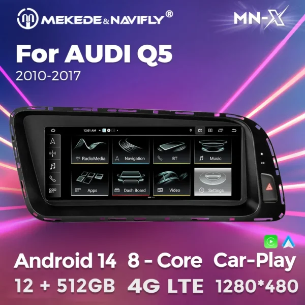 Магнитола MEKEDE MN-X для AUDI Q5 (10-17) v.2