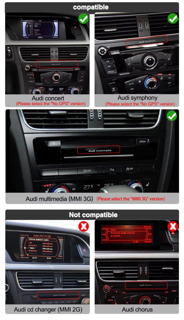 Магнитола MEKEDE MN-G для Audi A4/A5 (08-16) — изображение 4