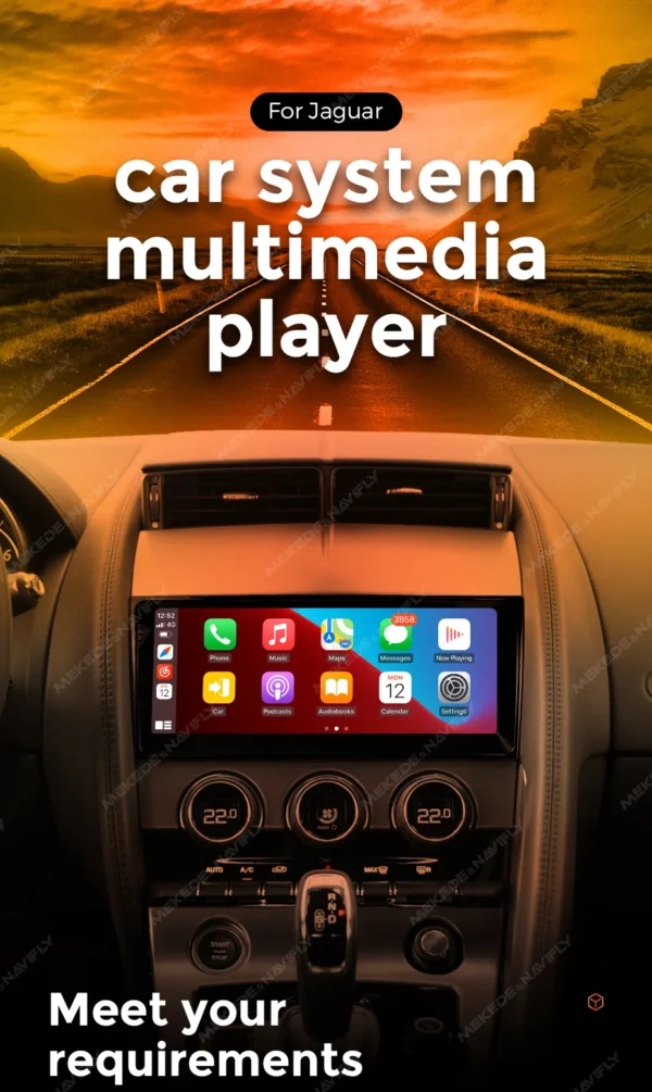 Магнитола MEKEDE для Jaguar F-Type (13-19) — изображение 2