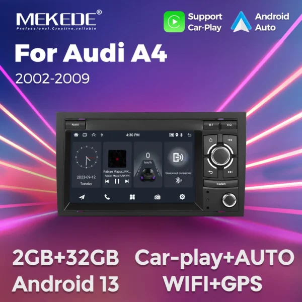 Магнитола MEKEDE для Audi A4 B7 (04-09)