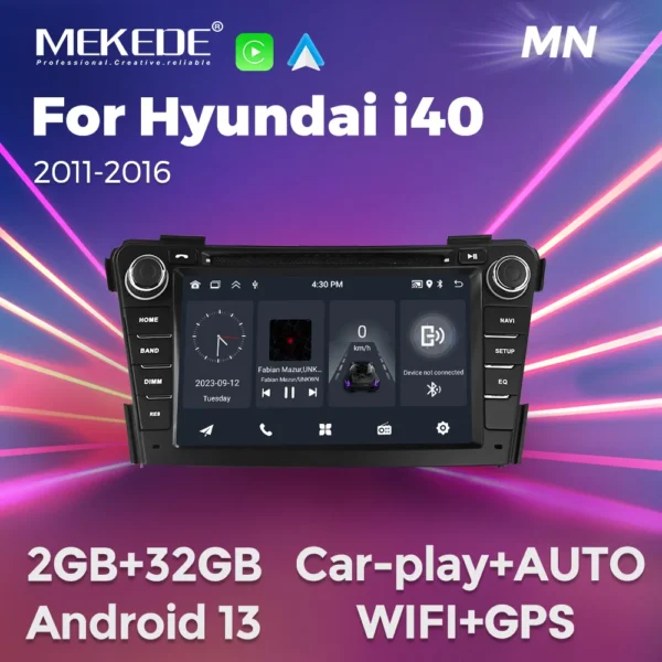 Магнитола MEKEDE для Hyundai I40 (11-16)