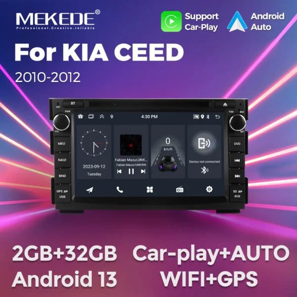 Магнитола MEKEDE для Kia Ceed (10-12)