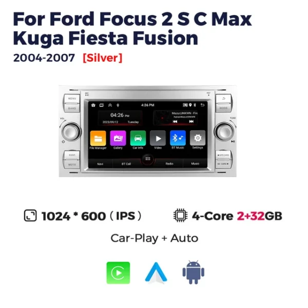Магнитола MEKEDE для Ford — изображение 3