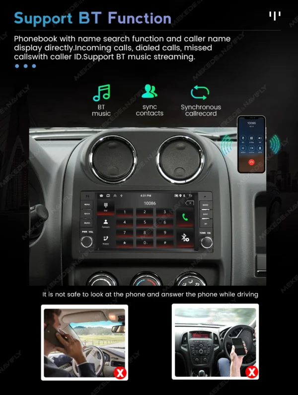 Магнитола MEKEDE для Dodge, Jeep, Chrysler — изображение 24