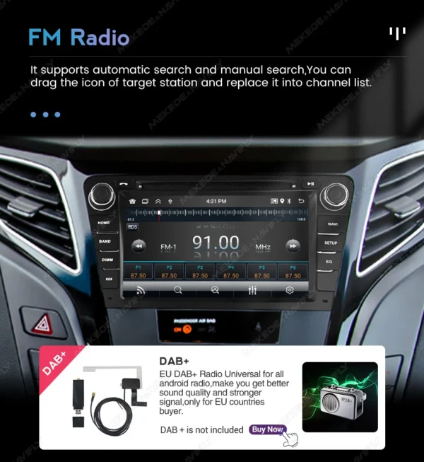 Магнитола MEKEDE для Hyundai I40 (11-16) — изображение 28