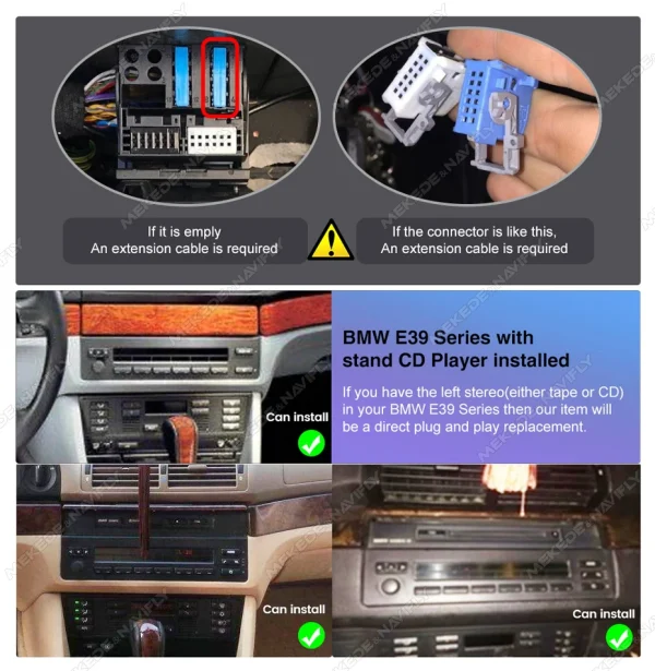 Установочный комплект для BMW 5-Series E39 (95-04), X5 E53 (98-06) — изображение 4