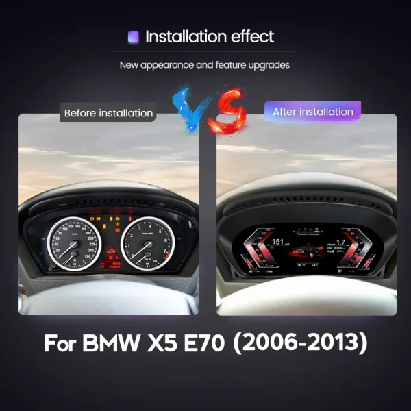 Цифровая приборная панель для BMW X5 E70 — изображение 3