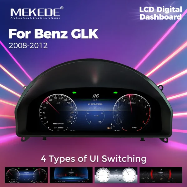 Цифровая приборная панель для Mercedes-Benz GLK X204
