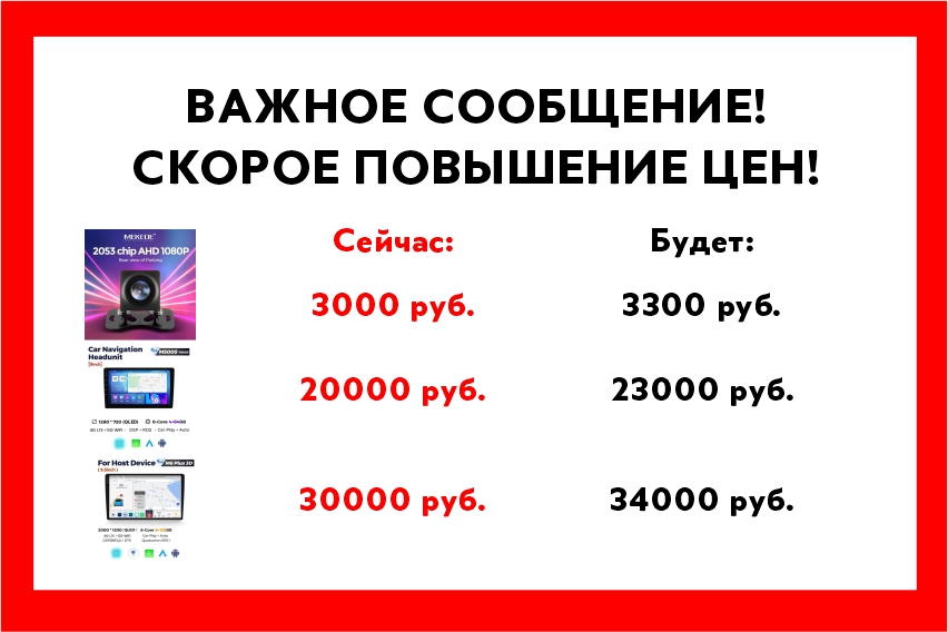 Повышение цен